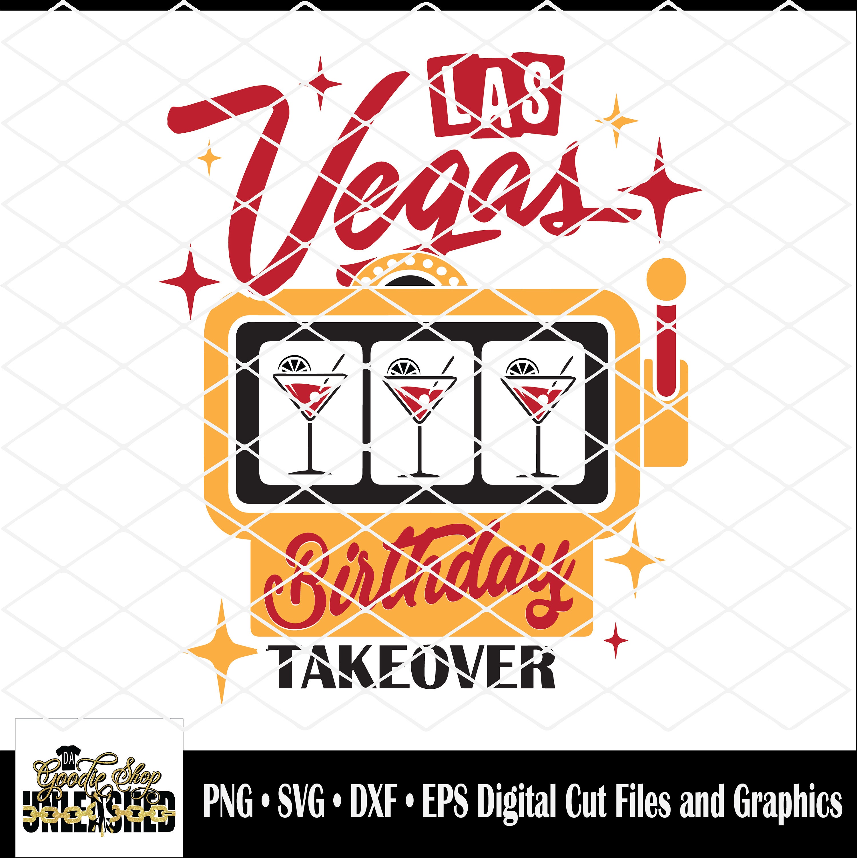 Download Vegas Birthday Takeover SVG dxf png & eps Digital Designs | Etsy