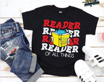 Reader, dxf, eps, png Digital Design File, Read Across America