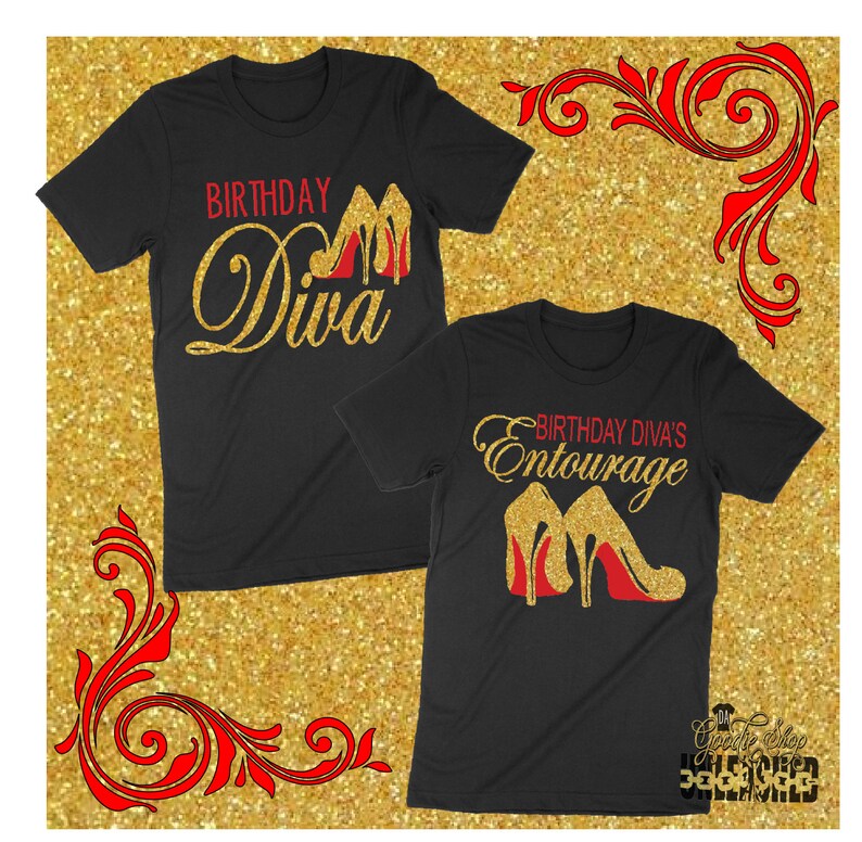 Download Birthday Diva Entourage Heels SVG dxf eps png Cut File | Etsy