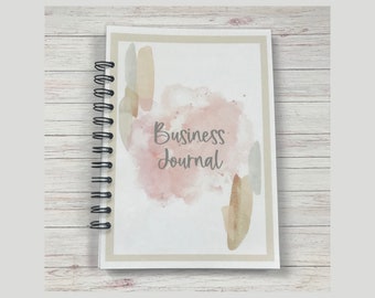 Business Planner, Small Business Journal, Work Notebook For Handmade Businesses