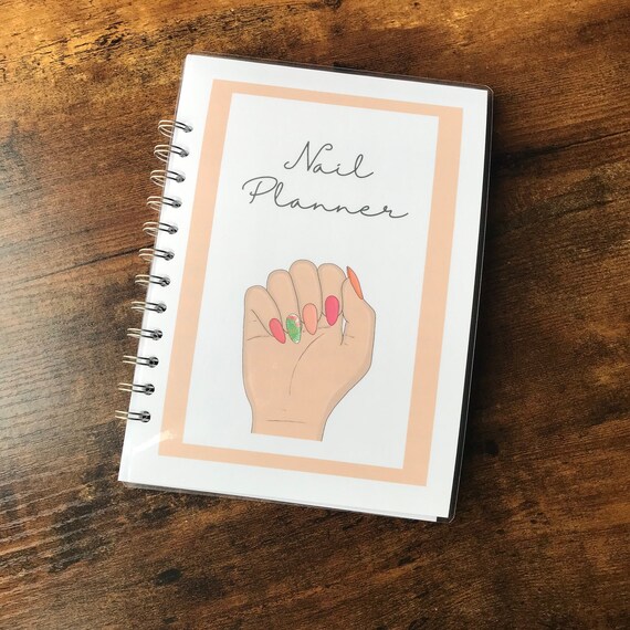 Nail Planner Nail Salon Book Nail Art Planning Book Nail Etsy UK