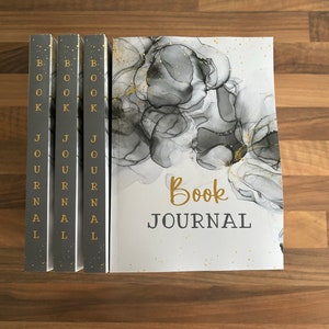 Reading Journal. A5 400 pages: Reading Log, TBR, Tracker, Reviews, Favourite Authors, Quotes, Best Reads, Notes. Book Journal Bookish Gift.