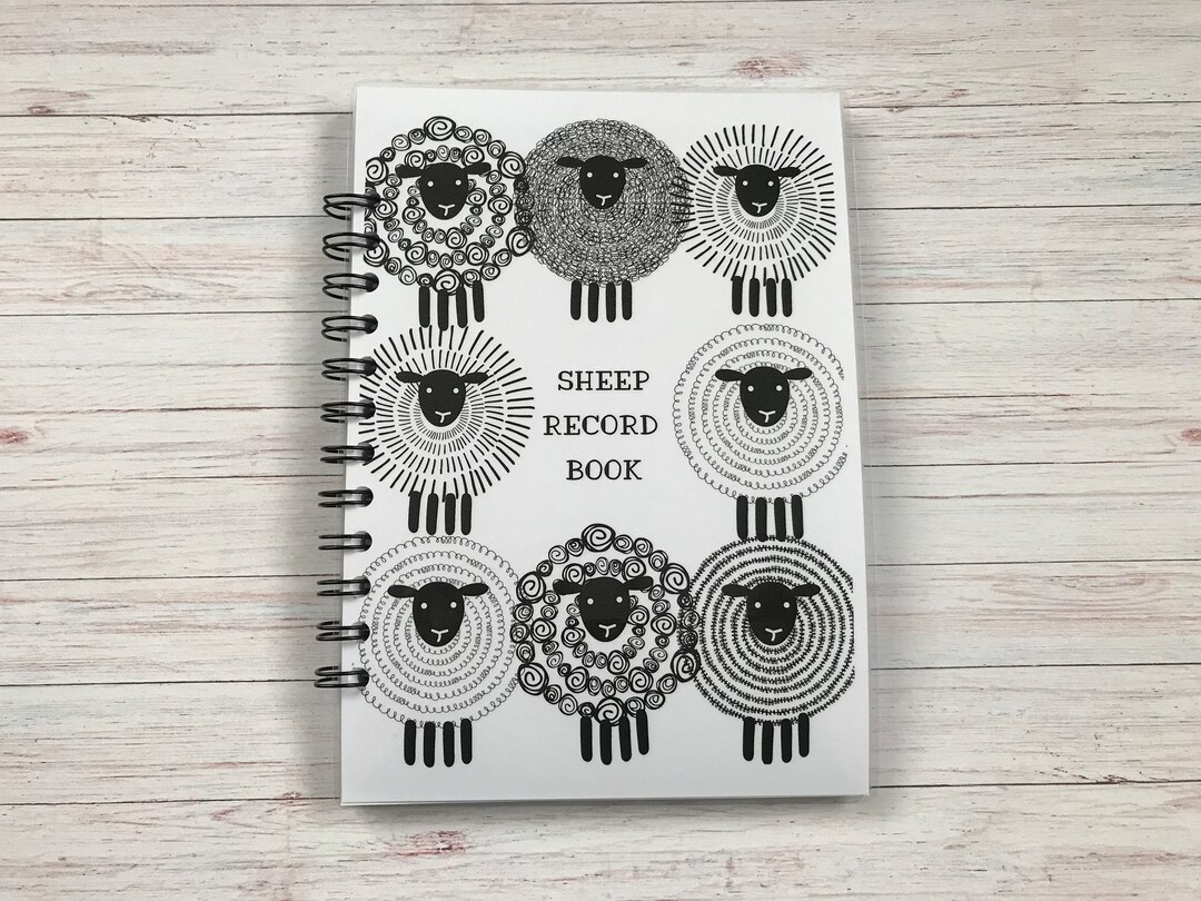 Sheep Record Book, Sheep Journal, A5 Sheep Flock Records, Lambing Book. Etsy UK