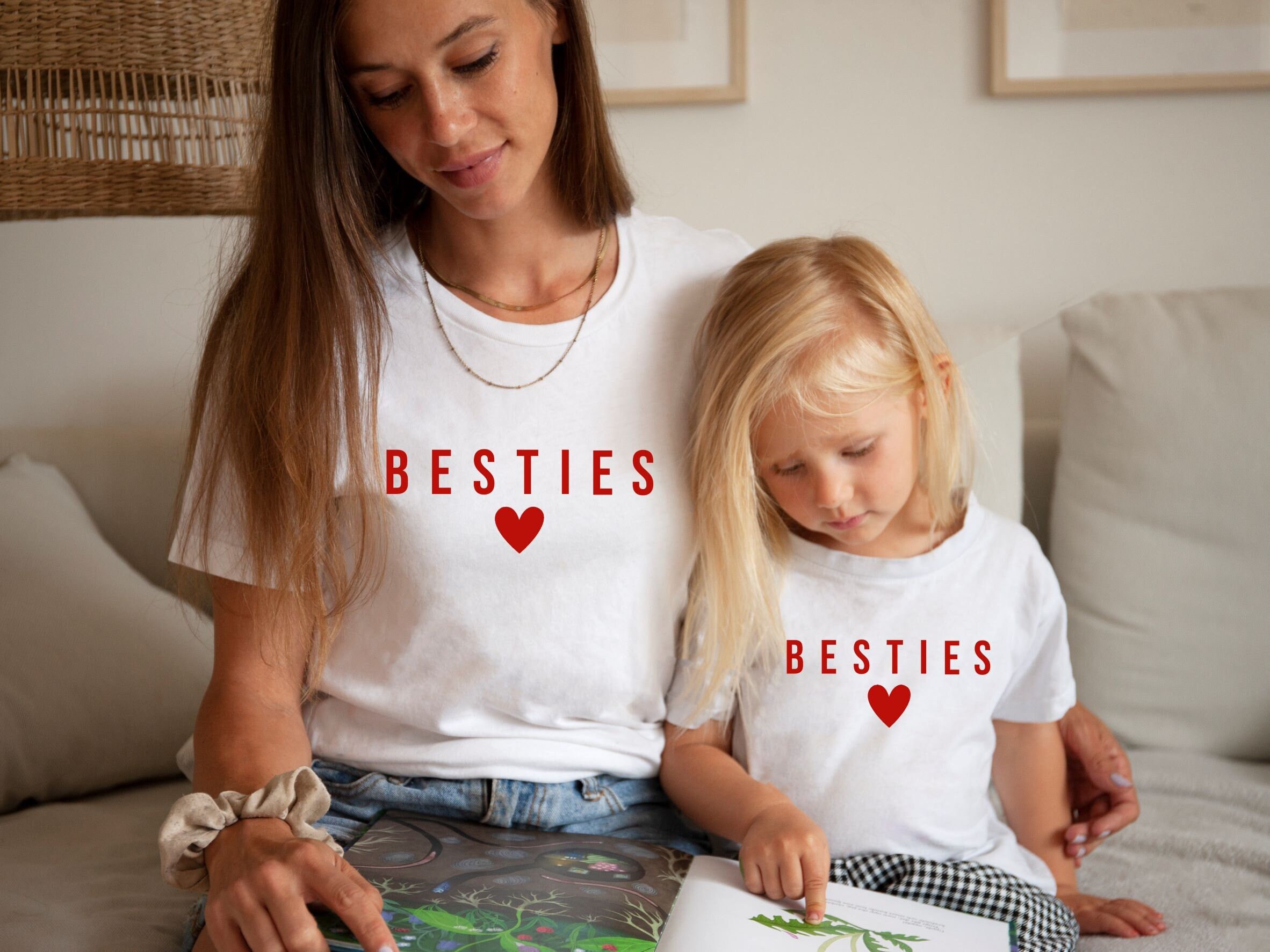 Mothers Day Mommy and Me Shirt Besties 