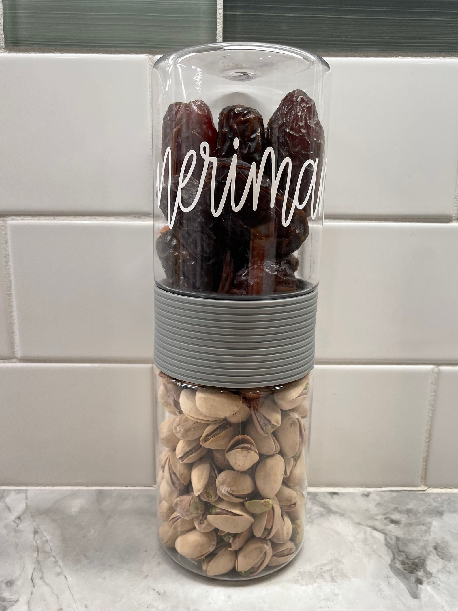 Custom Name Lunch or Snack Storage Tower | Etsy