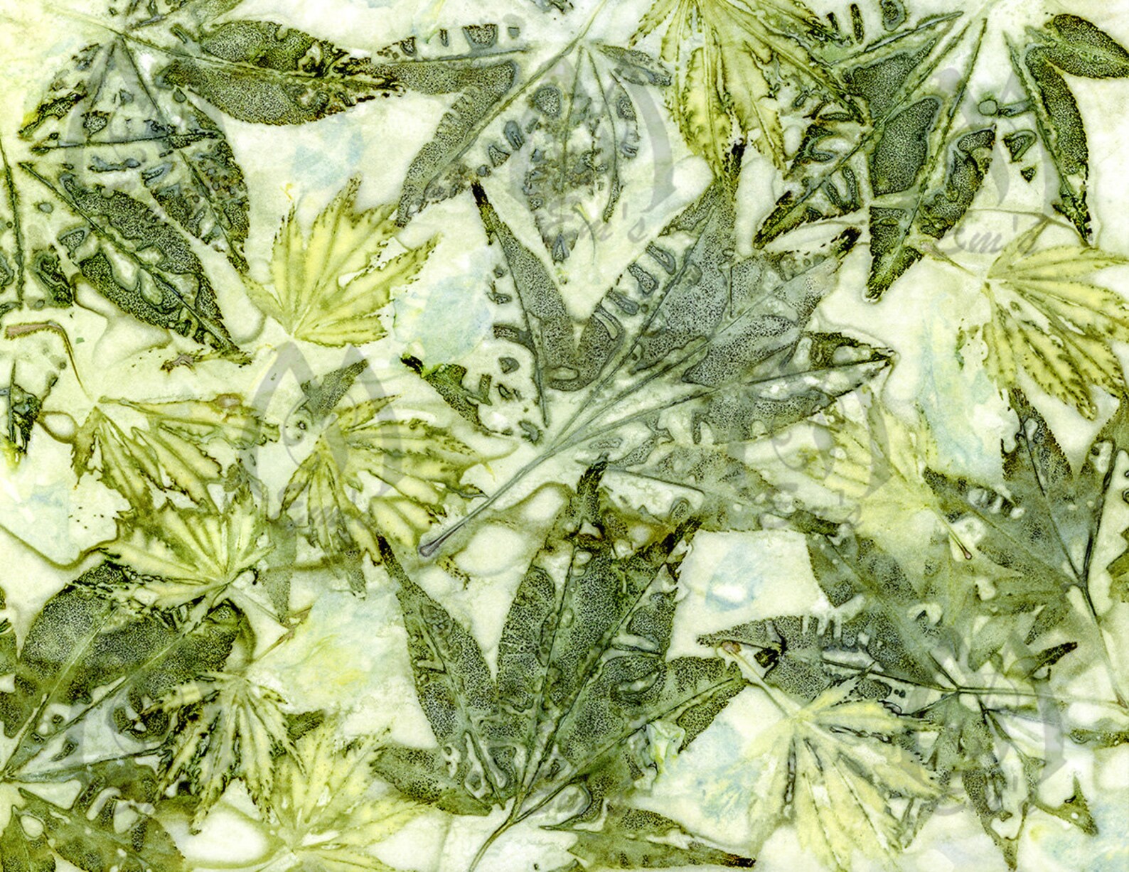 Maple Leaves Eco Dyed Paper Eco Print Eco Printing Eco Etsy
