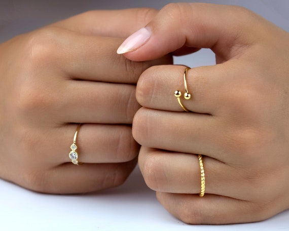 Buy American Diamond Delicate Ring 426244 | Kanhai Jewels