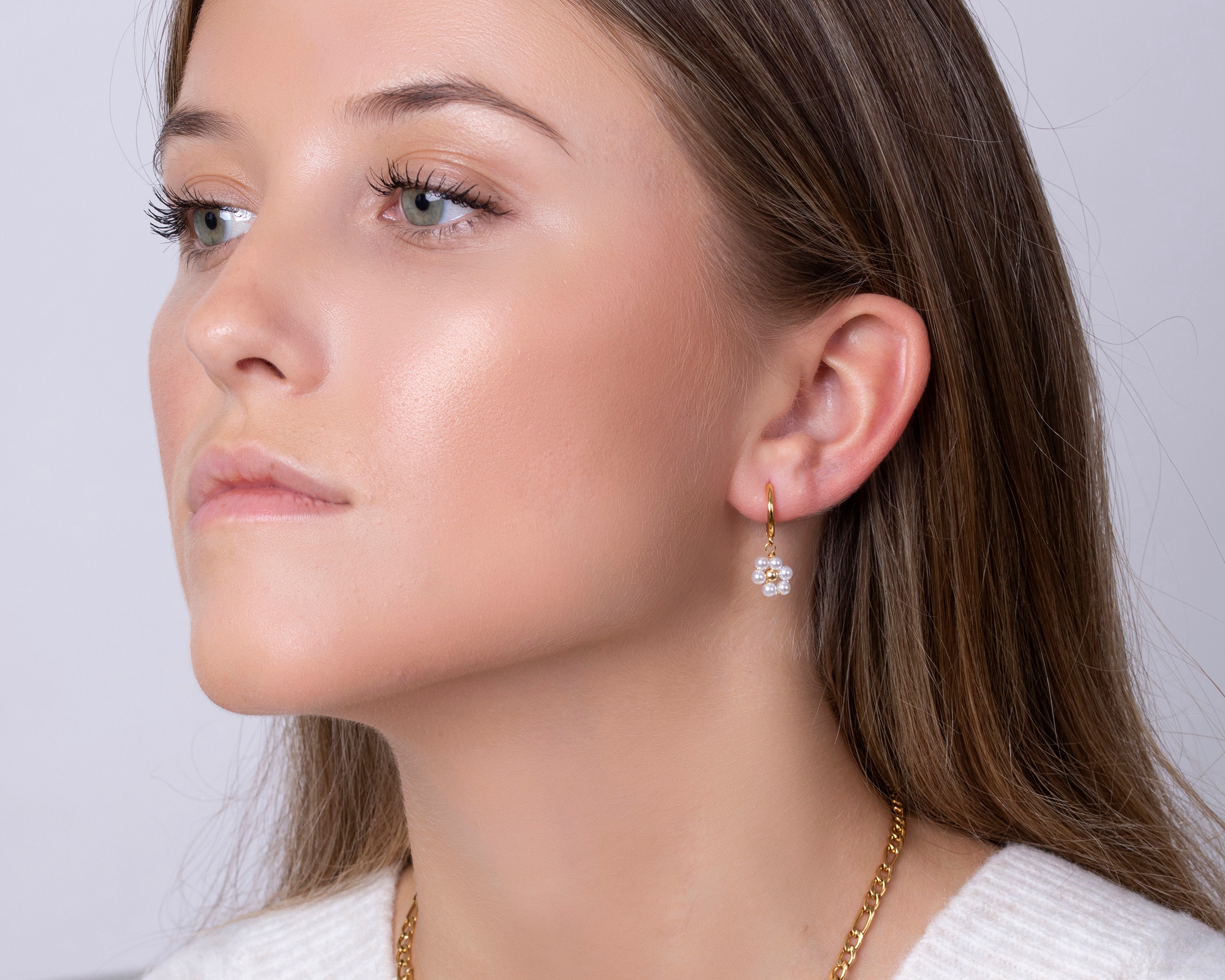 Orecchini a Cerchio con Perla 2Jewels 261357