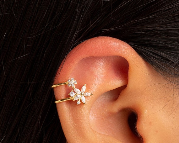 Ear shaped shop earrings