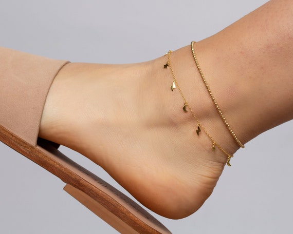 Gold Anklet - Buy Golden Anklets Online in India | Myntra