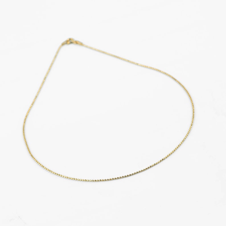 Ball Chain Choker Gold Ball Choker Silver Ball Choker Etsy