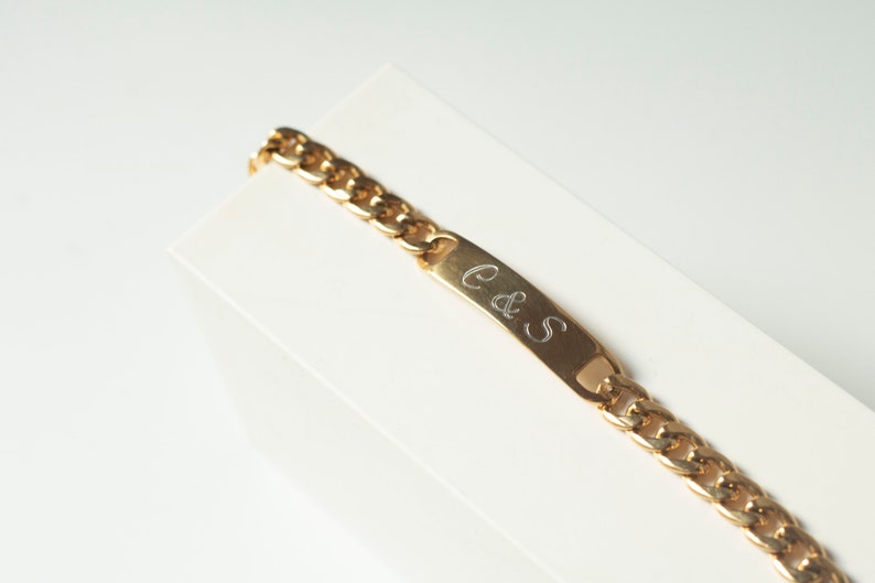 Name Bracelet, Men's Bracelet, Women name bracelet, Stainless Steel ID Bracelet, Personalized Bracelet, Engraved Bracelet, Custom Bracelet image 5