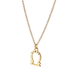 Collar del zodiaco de oro, joyas del zodiaco, collar delicado del zodiaco, collar del horóscopo, collar de Tauro, collar de Libra, collar del signo del zodiaco, imagen 3