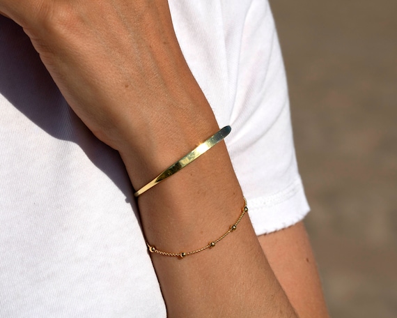 Gold cuff bracelet Goldplated Cuff Bracelet Cuff India  Ubuy