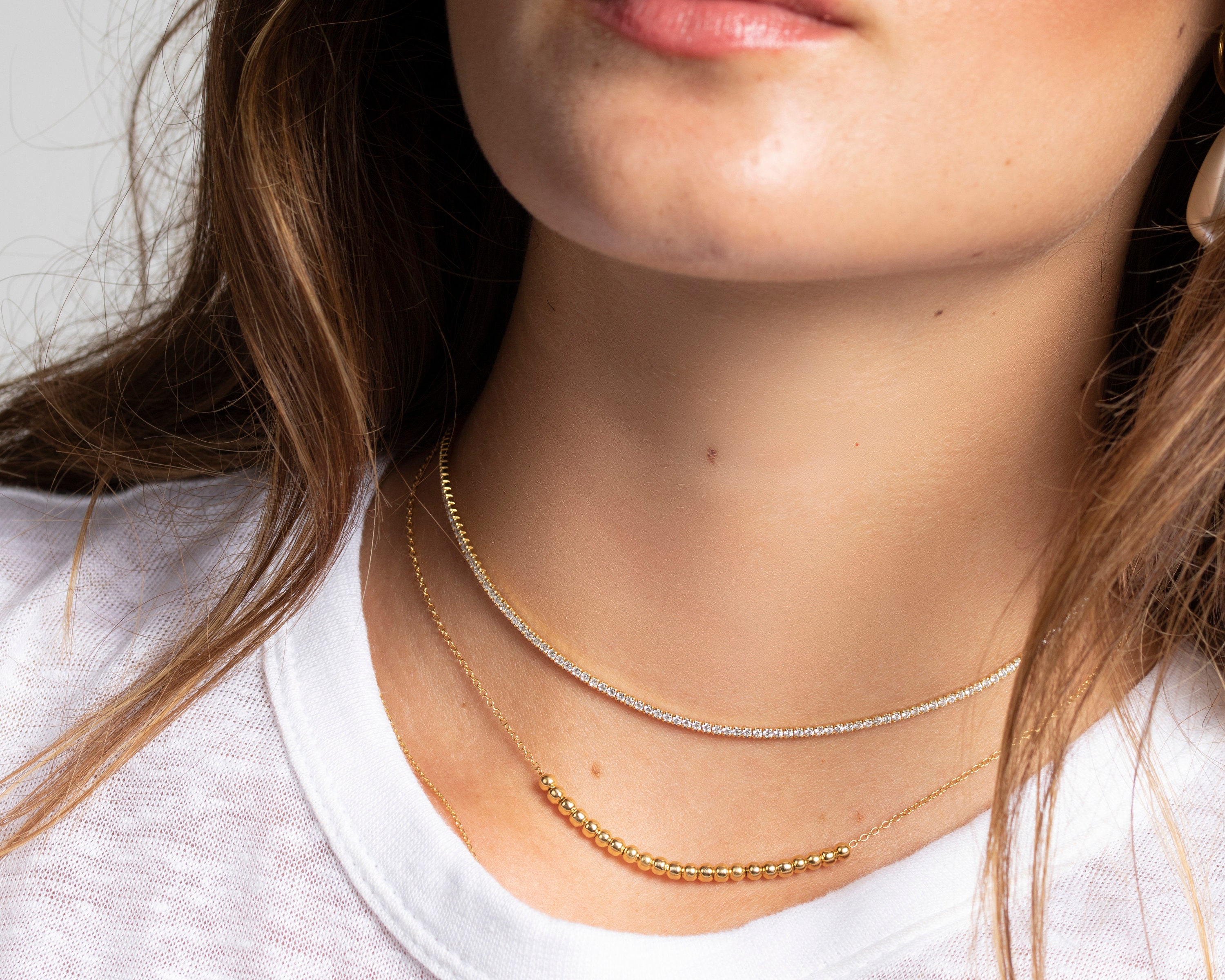 Cz choker necklace price deals