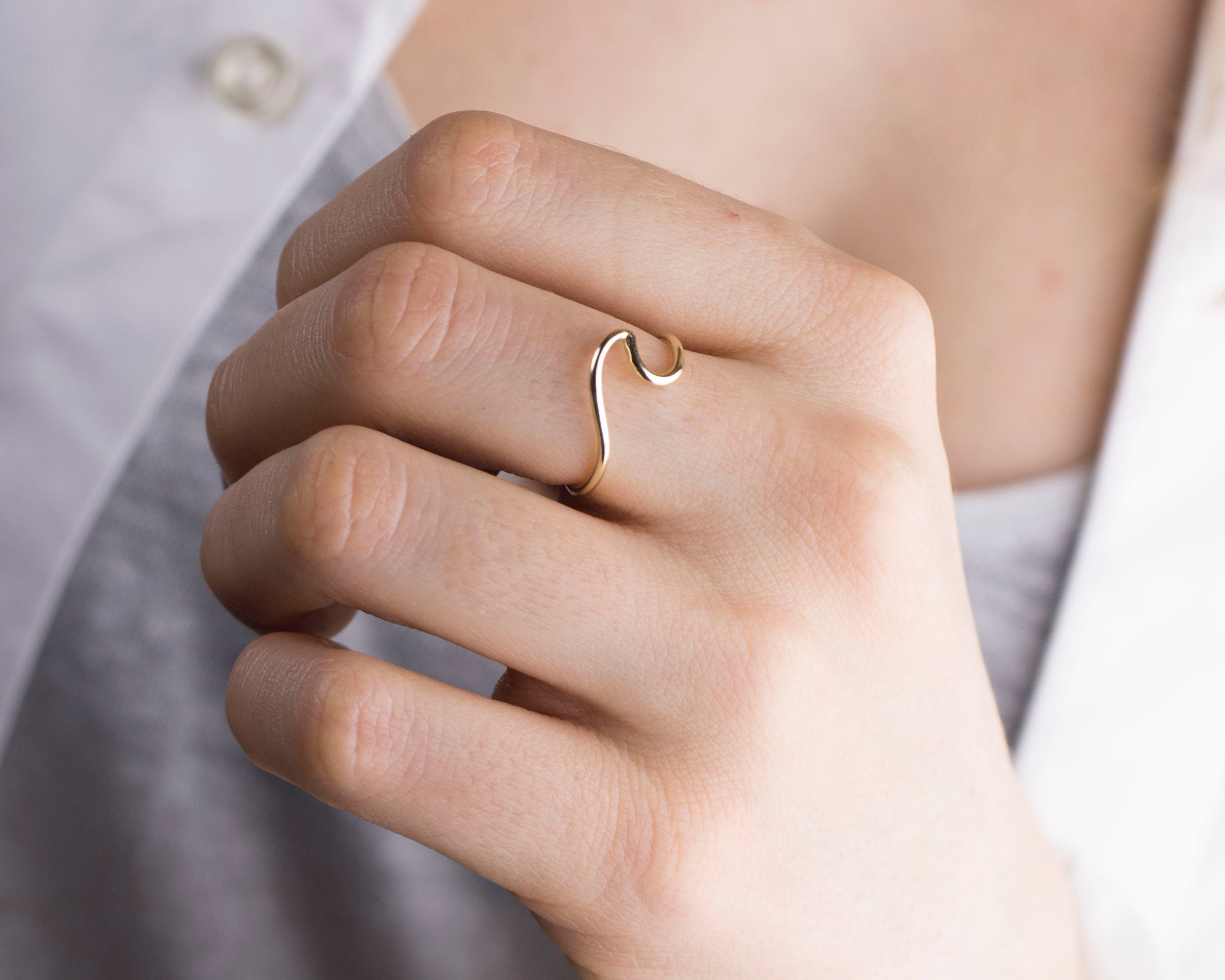 Beach wave ring deals