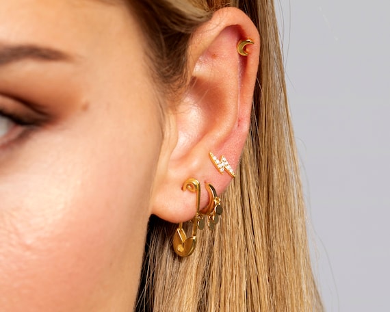 Boucles d'oreilles Carmina dorées