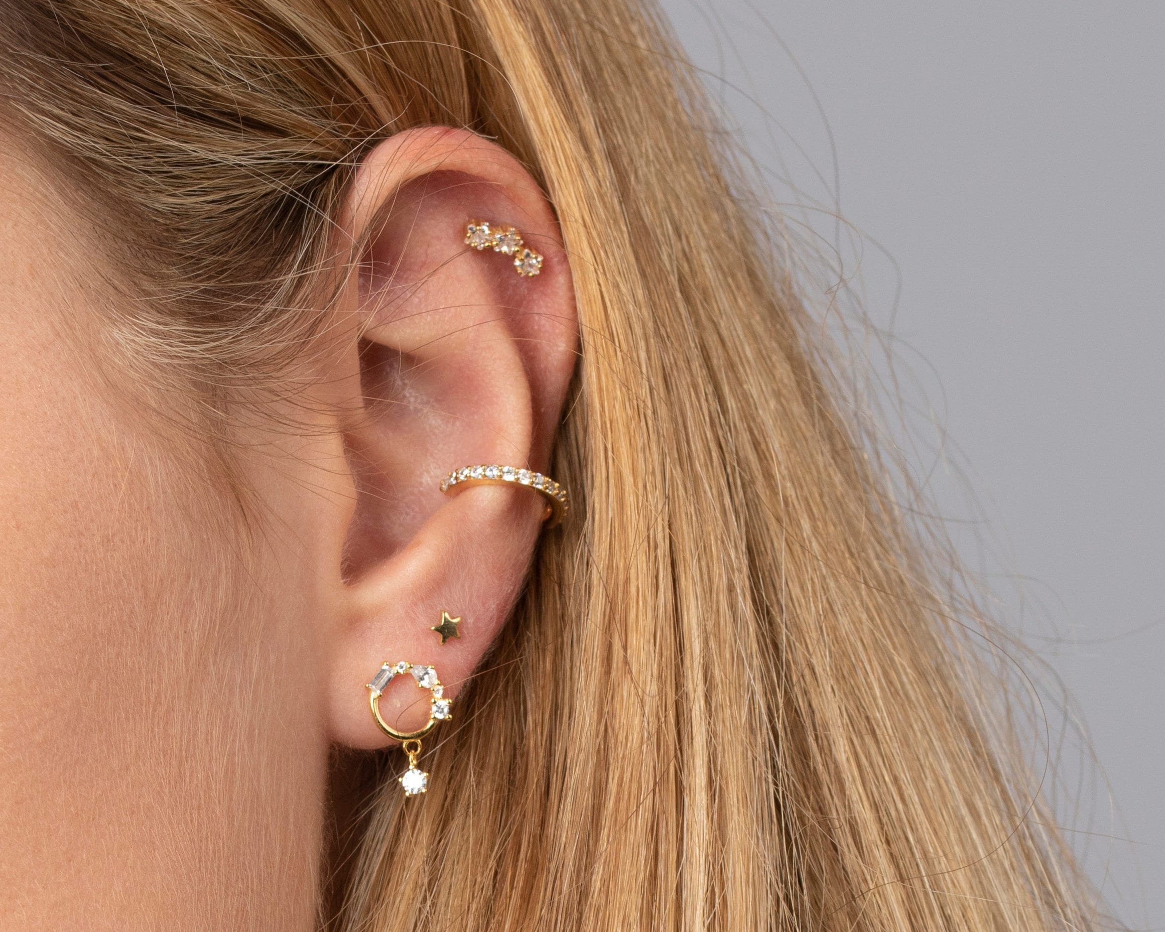 Dainty gold best sale earrings