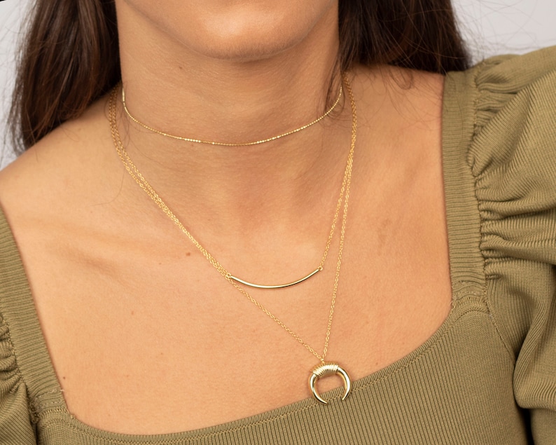 Ball Chain Choker Gold Ball Choker Silver Ball Choker Etsy