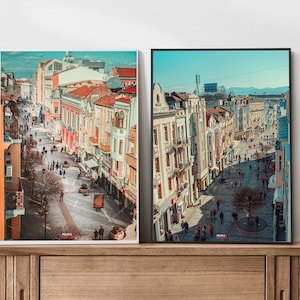 PLOVDIV Main Street VIEW Photography Ancient CIty Europe OLDES Town