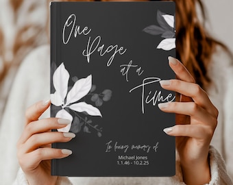 Personalized Grief Journal Loss of Loved One Gift for Mom Memorial Gift Widow Sympathy Gift Custom Grief Gift Dad Loss of Husband