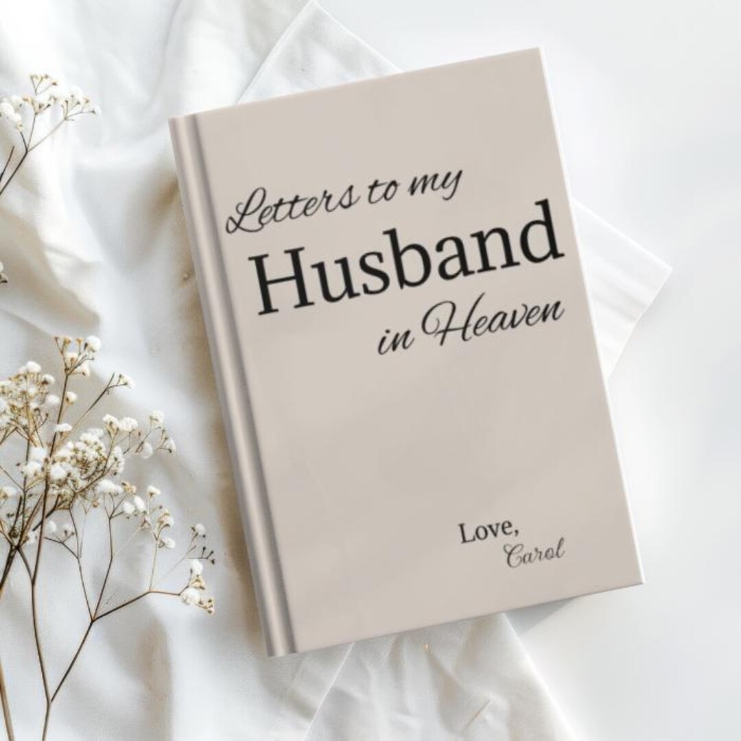 Husband Personalized Grief Journal Loss of Husband Sympathy Gift Loss ...