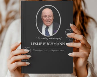 Custom Photo Grief Journal Loss of Loved One Gift for Mom Memorial Gift Widow Sympathy Gift Custom Grief Gift Dad Loss of Husband Sympathy