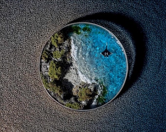 Diorama de bolsillo de un paraíso natural: "Solo y libre"