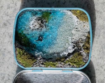 Diorama de bolsillo de un paraíso natural: "La reina de su lugar"