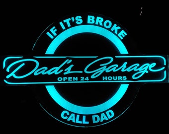 Dad's Garage LED Wall Light Neon-Like - Color Changing - Free Shipping