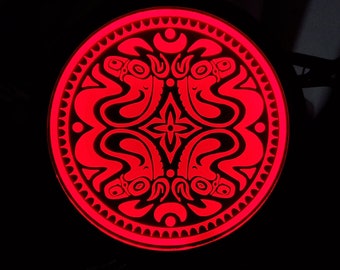 Gov't Mule 4 mule LED Wall Sign Neon Like - Color Changing Remote Control - 6 Sizes - Made in USA- Free Shipping