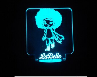 Custom Kids Baby Princess Personalized LED Night Light ,Neon sign, Room Decor, Party Enhancer Nursery  Kids Room,  Free Shipping Made in USA