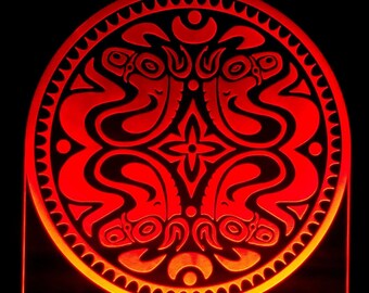 Gov't Mule With 4 Mules LED tabletop light lamp/sign - Neon-like - Free shipping - Made in USA.