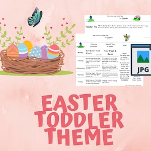 Easter - Printable Toddler Theme - Learning Through Play