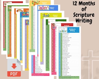 One Year Scripture Writing Plan