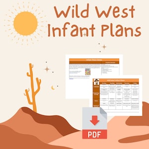 Wild West Printable Infant Lesson Plans For Baby - Learning Through Play