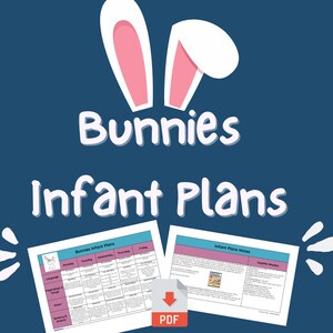 Bunnies Printable Infant Lesson Plans For Baby - Learning Through Play