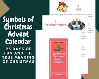 Symbols of Christmas Advent Calendar - 25 Days of Fun and the True Meaning of Christmas