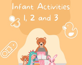 Infant Activities 1, 2 & 3 Bundle - Printable Plans - Learning Through Play