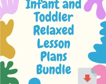 3 Sets of 36 Weeks of Relaxed Weekly Lessons Plans For Infants & Toddlers 0 Months - 3 Years - Learn Through Play
