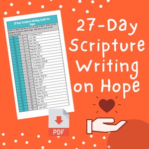 27-Day Scripture Writing Guide on Hope