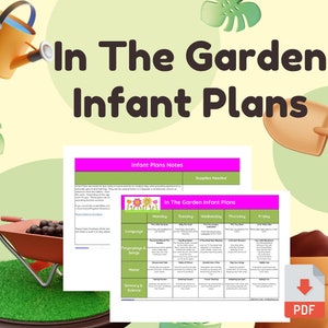 In The Garden Printable Infant Lesson Plans For Baby - Learning Through Play