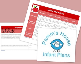 Apple Printable Infant Lesson Plans For Baby - Learning Through Play