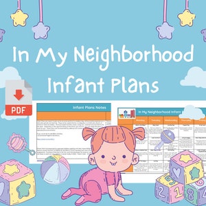 In My Neighborhood Printable Infant Lesson Plans For Baby - Learning Through Play