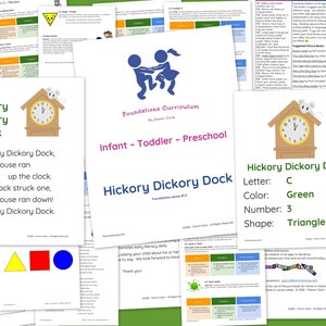 Hickory Dickory Dock Foundations Curriculum for Infants, Toddlers & Preschoolers