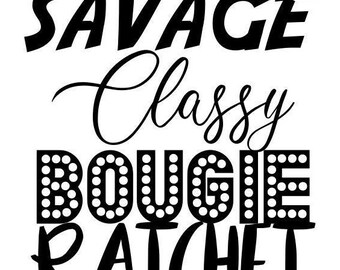 Savage SVG and PNG Cut File Digital  Download
