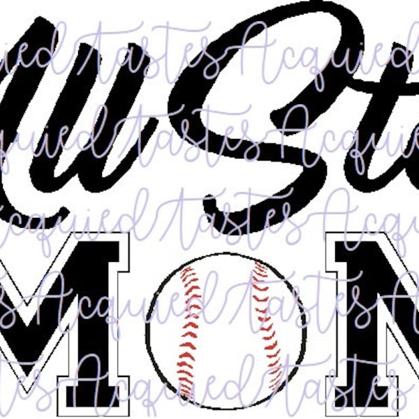 All-Star Mom SVG (includes baseball and softball)