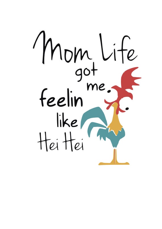 Download Mom Life Hei Hei SVG Digital Download Cut File Cricut ...