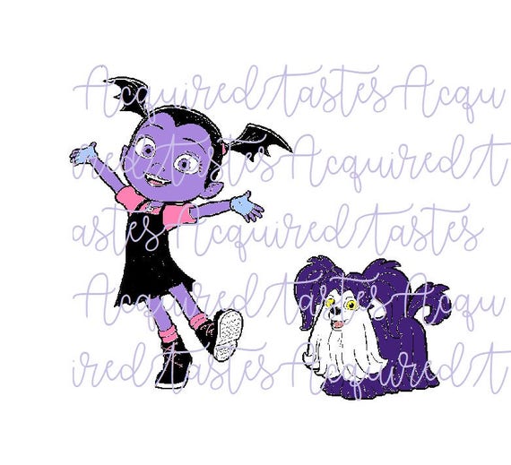 Vampirina And Wolfie Svg Etsy