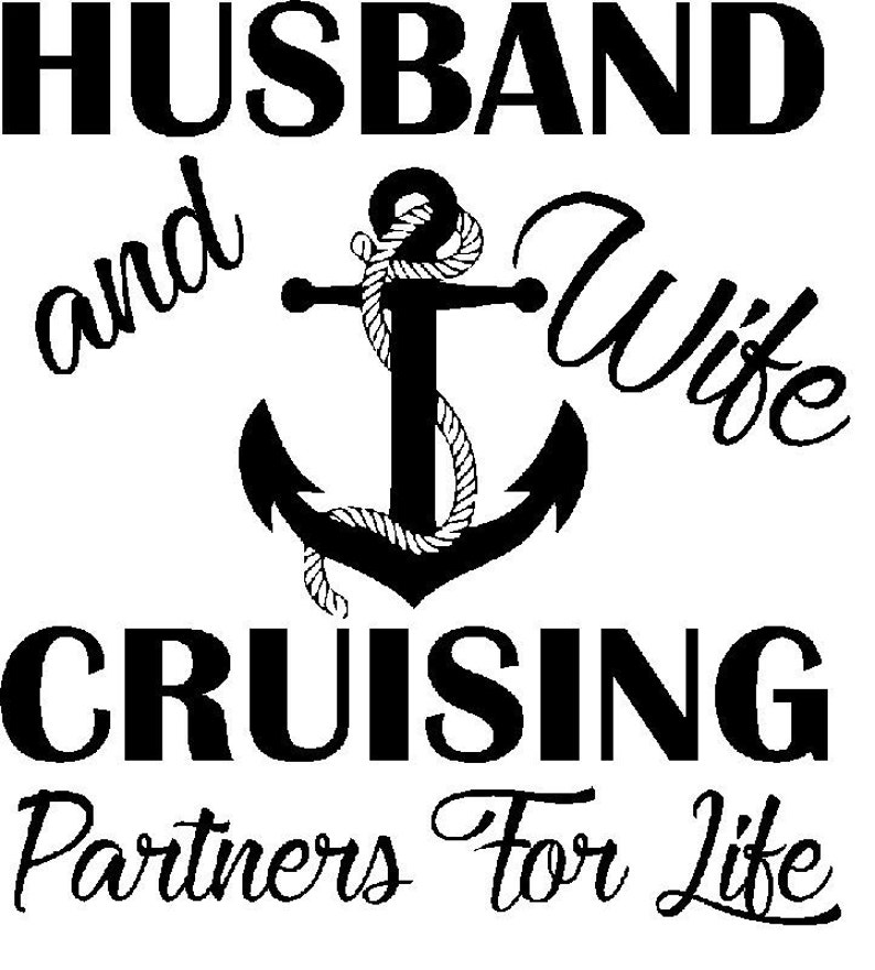 Husband and Wife SVG Cruising Partners SVG Digital Download Etsy